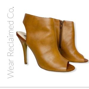 STEVE MADDEN Rock & Roll Peep Toe Mule Heels